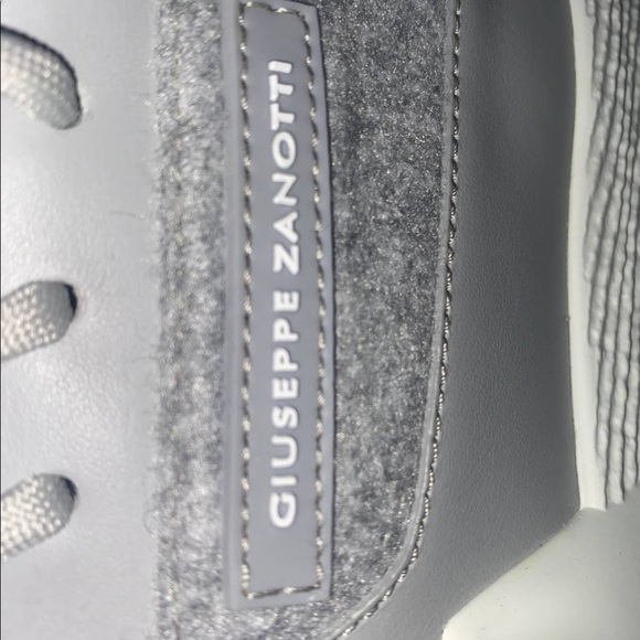 Giuseppe Zanotti Talon sneakers / size 9 / grey / white - Picture 12 of 13